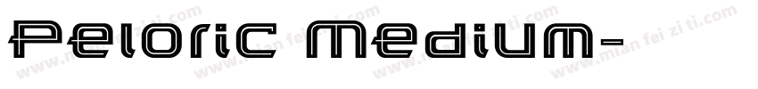 Peloric Medium字体转换